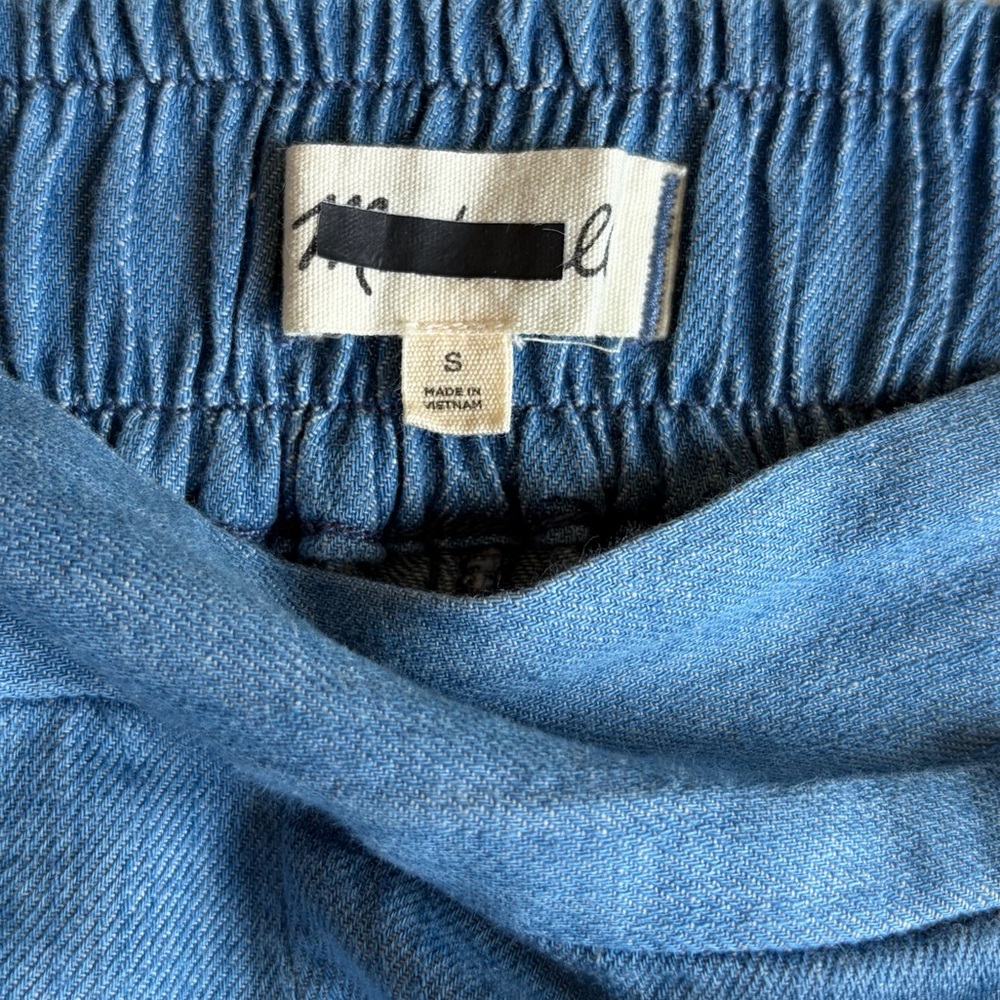 Madewell Pull-On, Wide Leg Crop Pants, Size S - Picture 2 of 5